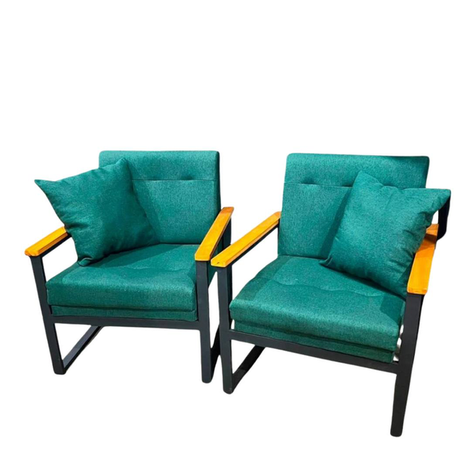 Sofas Individuales Tipo Guyi En Mertal Y Tela Chenille