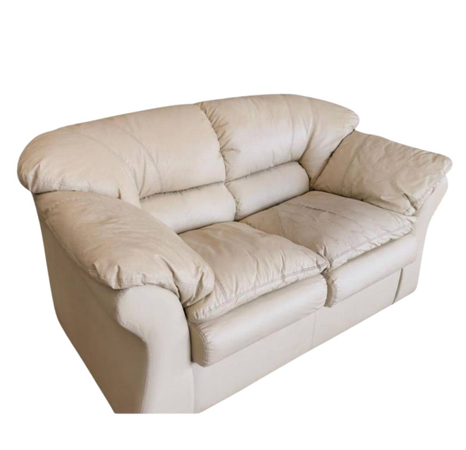 Sofa Individual dos Lugares , Siliconado Cuerina