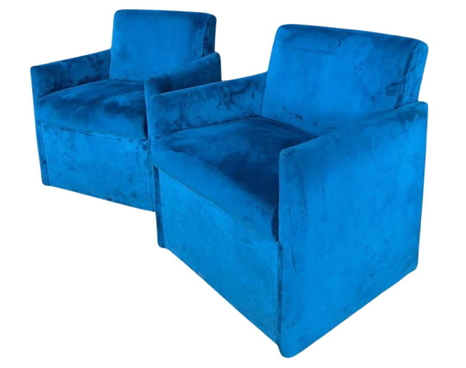 Sofas Tipo Poltronas Con Posa Brazos En Pana