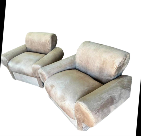Par de Sofa Individual Con Posa Brazos